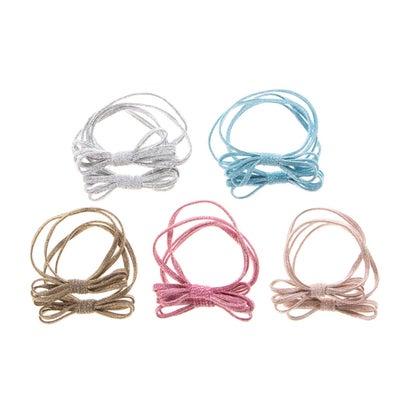 BASE ベース ハンドメイドリボンヘアゴム 10個入りセット （D