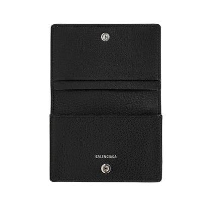 【バレンシアガ 】499201 ペーパー レザー 名刺入れ カードケース 黒 バレンシアガ 】499201 ペーパー レザー 名刺入れ カードケース 黒
