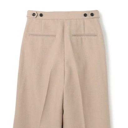 BEIGE， 【Precious掲載】BUNNELL / ウールタブボタンストレートパンツ （Navy）