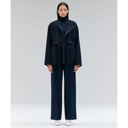 BEIGE， 【Precious掲載】BUNNELL / ウールタブボタンストレートパンツ （Navy）