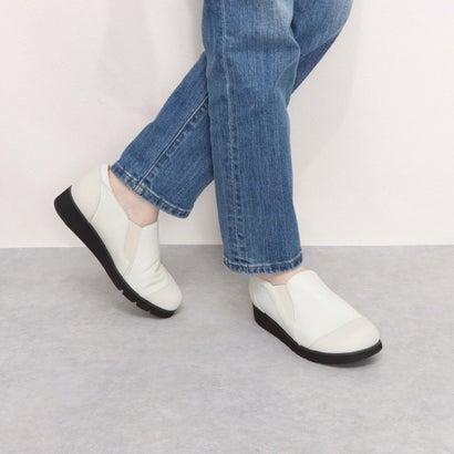 ビューフォート BeauFort BEAUWALK4Eサイドゴアリボンスリッポンシューズ (ホワイトコンビ)|locondo-shopping|07