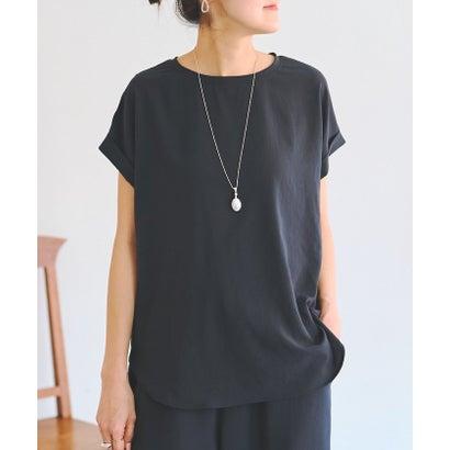 BEARDSLEY（ビアズリー） ストレッチジョーゼットブラウス （navy