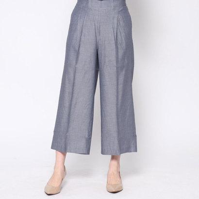 ベルーナ Belluna テンセル綿素材ワイドパンツ 55丈 クロケイ ブランド公式 Locomall ロコモール 通販 Paypayモール