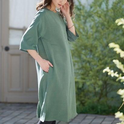 ベルーナ Belluna さらっと着られる 涼やかワンピース ミント ブランド公式 Locomall ロコモール 通販 Paypayモール