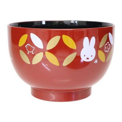 シネマコレクション cinemacollection ミッフィー お椀 七宝紋 塗汁椀 赤 ディックブルーナ 金正陶器 日本製 絵本キャラクター グッ
