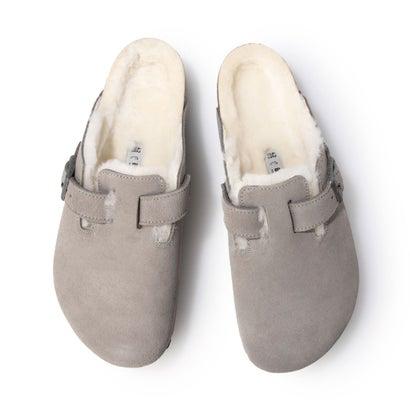 ビルケンシュトック BIRKENSTOCK Boston Shearling Suede 【レギュラー幅】 ユニセックス （ストーンコイン）_6