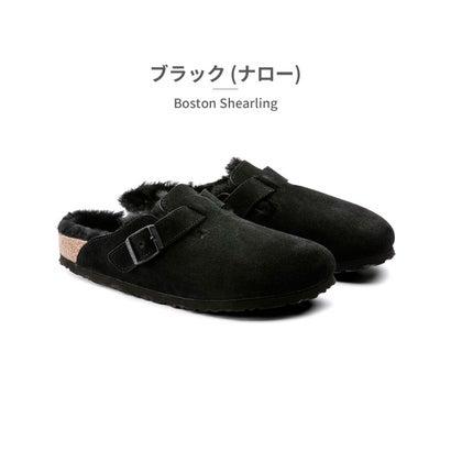 超美品　BIRKENSTOCK ファー付きサボサンダル 37 ブラック BIRKENSTOCK（ビルケンシュトック） レディース サンダル ファー