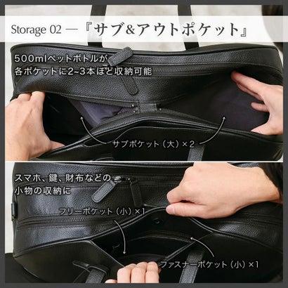 ブルーシンシア BLUE SINCERE 本革 シンプル ボストンバッグ / Accipio