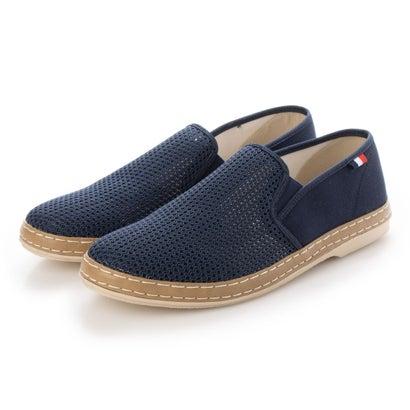 ブラッチャーノ Bracciano スリッポンシューズ メンズ メッシュカジュアルスニーカー Navy 国際ブランド