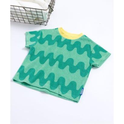 BREEZE（ブリーズ） 【リンク】総柄パイルTシャツ(セットアップ可