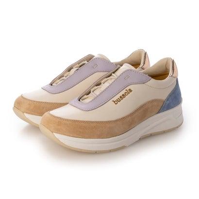 Bussola（ブソラ） LIVORNO 牛革ソフトカウレザー ダブルフィッティング スニーカー （Color Combination ...