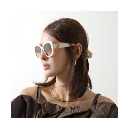 未使用品　美品　CELINE サングラス トリオンフ ベージュ セリーヌ CELINE CELINE サングラス Triomphe 06 トリオンフ 4S226CPLB