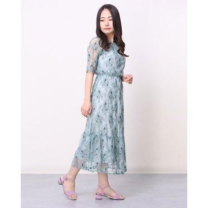 チーク Cheek 配色レースティアードワンピース Mint Green ブランド公式 Locomall ロコモール 通販 Paypayモール