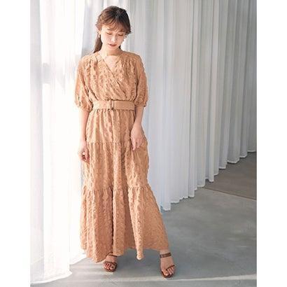 シェリーモナ Cherie Mona カシュクールベルテッドワンピース Beige ブランド公式 Locomall ロコモール 通販 Paypayモール
