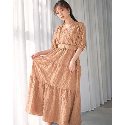 シェリーモナ Cherie Mona カシュクールベルテッドワンピース Beige ブランド公式 Locomall ロコモール 通販 Paypayモール