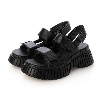 美品CAMPERカンペールBCN / サンダル黒ブラック厚底37/23.5cm CAMPER（カンペール） CAMPER BCN / サンダル （ブラック） : ブランド
