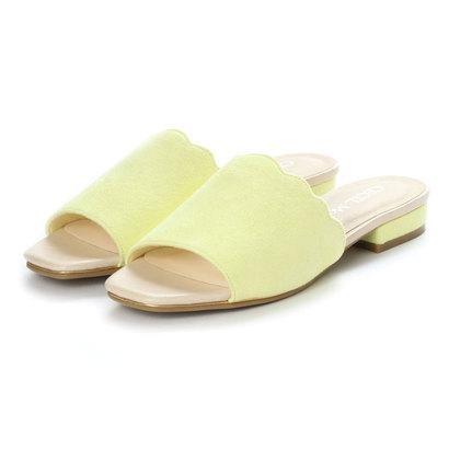 セシルマクビー Cecil Mcbee フラワーカットフラットミュールサンダル