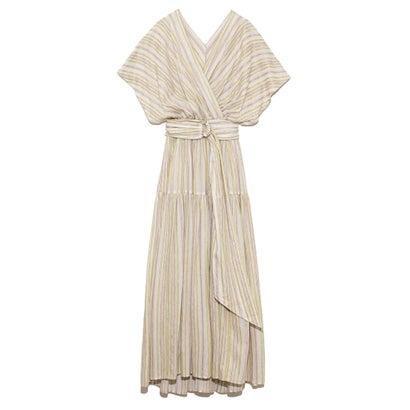 セルフォード Celford ストライプカシュクールワンピース ホワイト ブランド公式 Locomall ロコモール 通販 Paypayモール