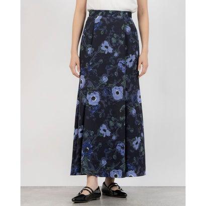 CLANE（クラネ） CLANE SCARF FLOWER MERMAID SKIRT （NAVY