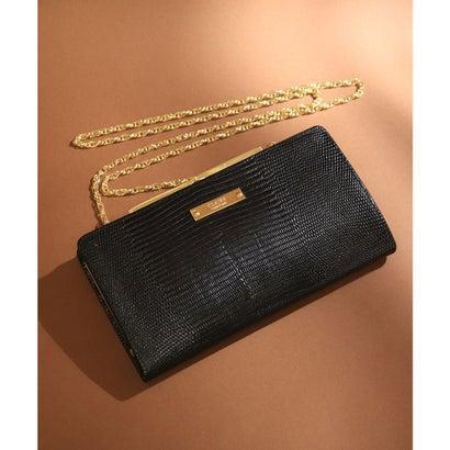 コンビニ受取対応商品 クレア Claire Claire 2wayリザードレザーロングウォレット ショルダーバッグ ブラック ブランド公式 Locomall ロコモール 通販 Paypayモール 代引不可 Www Skylanceronline Com