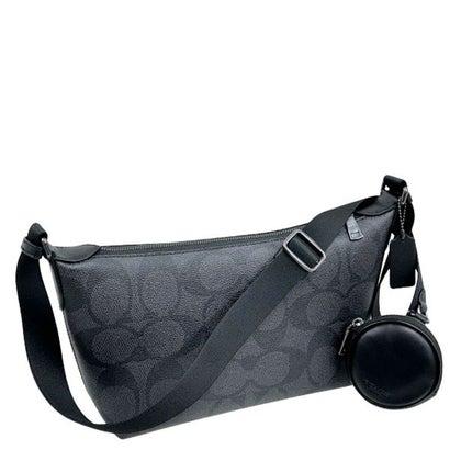 コーチ COACH CCG19 QBMI50521 ショルダーバッグ （チャコール×ブラック）