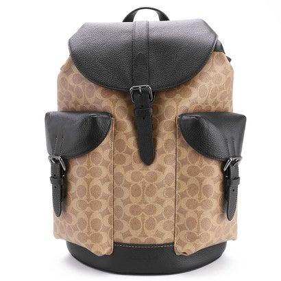 コーチ COACH リュックサック シグネチャー キャンバス ワーナー バックパック CW211 QBNRX TAN/BLACK （タン/ブラック）