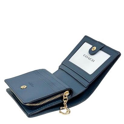 コーチ　スナップ ウォレット・シグネチャー デニム　(新品未使用) COACH（コーチ） シグネチャー デニム スナップ ウォレット