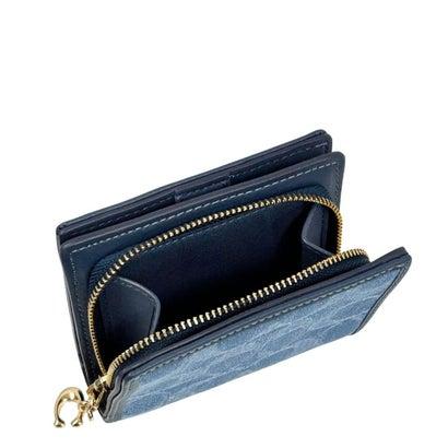 COACH（コーチ） シグネチャー デニム スナップ ウォレット