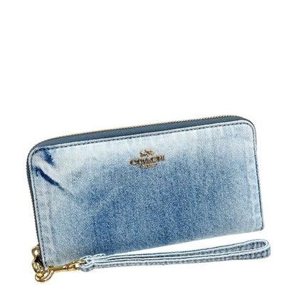 コーチ COACH CEC21 IMNIM0521 ロングウォレット （ライトインディゴ）