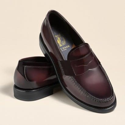 【美品お買得】COLEHAAN ピンチペニーローファー バーガンディー 26.5 COLE HAAN（コールハーン） コール ハーン ピンチ ペニー フレックス