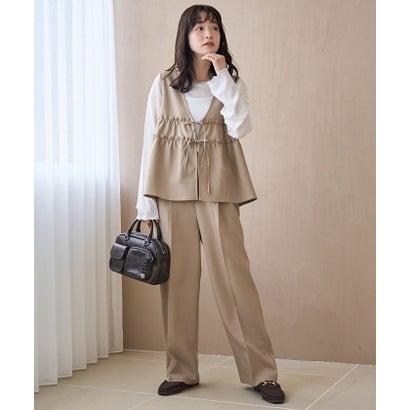 coen（コーエン） リネンライクPe キャミセットアップ （BEIGE