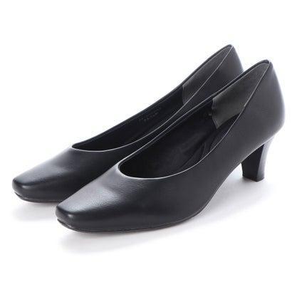 コムサイズム COMME CA ISM フェイクレザー ベーシック パンプス （ブラック）