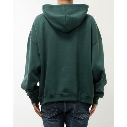 コカ coca メンズ裏起毛オーバーシルエットプルパーカー （Green）｜locondo-shopping｜05