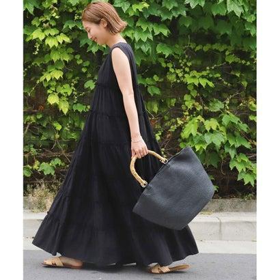 コカ Coca 贅沢ティアードフリルノースリーブワンピースcocaオリジナル Black ブランド公式 Locomall ロコモール 通販 Paypayモール