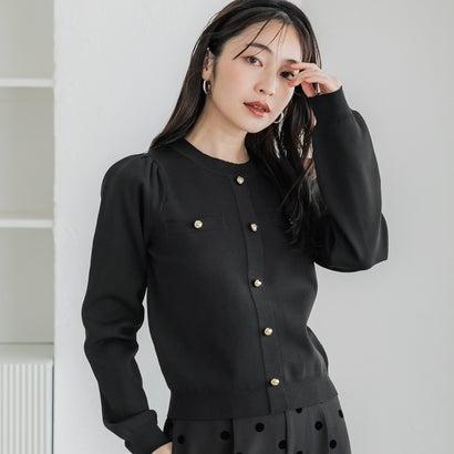 coca（コカ） ゴールドボタンニットプルオーバー （Black） : ブランド