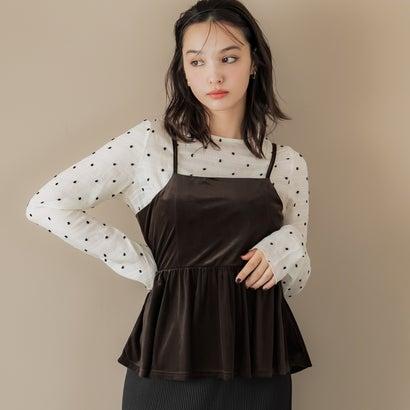 coca コカ ベロアビスチェ （Brown） : ブランド公式 LOCOMALL