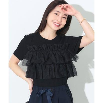 coca（コカ） 半袖フリルニットトップス （Black） : ブランド公式