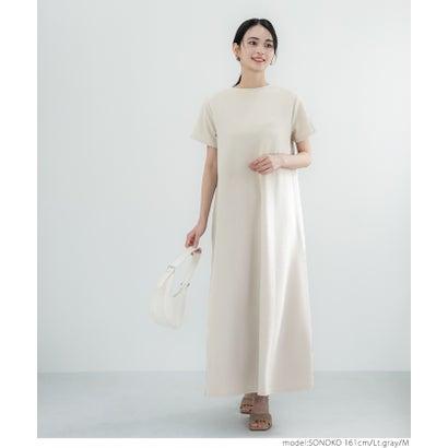 コカ coca エンボス半袖マキシワンピース（Dk.beige）｜locondo-shopping｜09