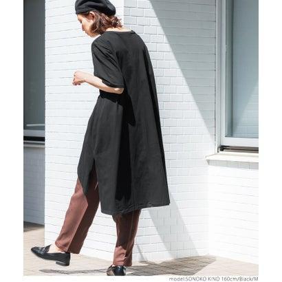 贅沢屋の コカ Coca アシンメトリーヘムショートスリーブワンピース Black Heartlandgolfpark Com