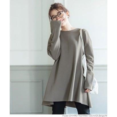 コカ coca エンボス加工フレアチュニック (Dk.beige)|locondo-shopping|04