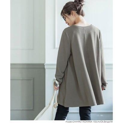 コカ coca エンボス加工フレアチュニック (Dk.beige)|locondo-shopping|06