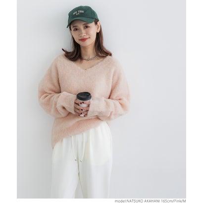 コカ coca モヘヤタッチVネックニットトップス （Ivory）｜locondo-shopping｜11