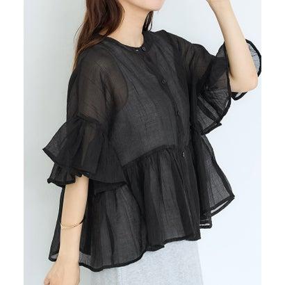 coca（コカ） シアーフリルブラウス （Black） : ブランド公式