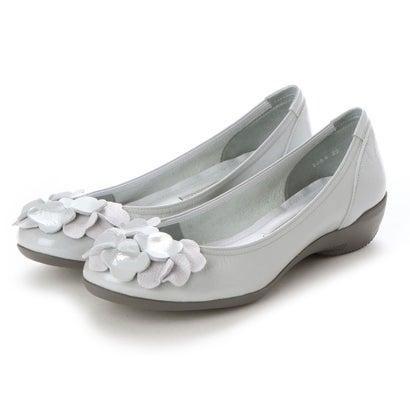 驚きの値段 コンポジションナイン Composition9 フラワーモチーフコンフォートフラットシューズ グレーe Rakuten Atempletonphoto Com