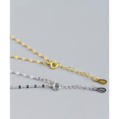 シーアールイー セレクト CRE select シルバー チェーン ネックレス チョーカー eclair chain necklace （ゴールド）｜locondo-shopping｜03