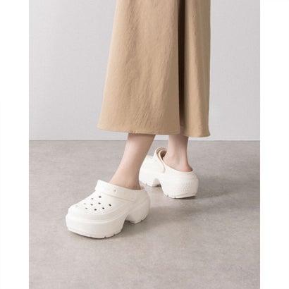 クロックス crocs レディース サンダル 厚底 ストンプ クロッグ 209347 （ホワイト）｜locondo-shopping｜09