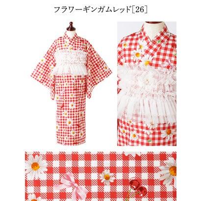 キャサリンコテージ Catherine Cottage チュールビスチェレイヤード風浴衣 キッズ （ゴブランモーヴ[27]）_12