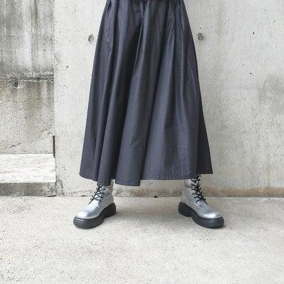 ダニエラアンドジェマ DaniellaGEMMA ボリュームソールレースアップブーツ (シルバー)|locondo-shopping|06
