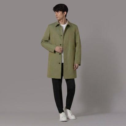 ダーバン D'URBAN シャンブレーツイルステンカラーコート(ミドルレングス)（カーキ）_7