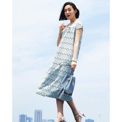 ドゥクラッセ Doclasse 綿スラブ フレンチワンピース ブルー パターン ブランド公式 Locomall ロコモール 通販 Paypayモール